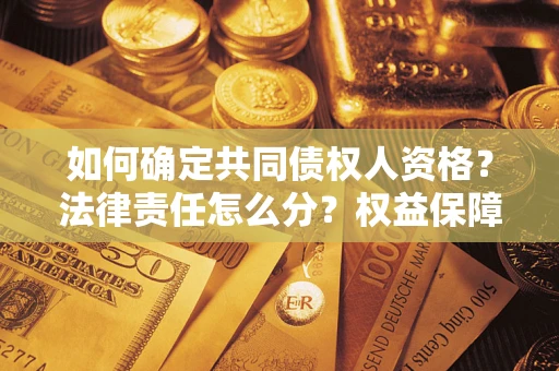 济南如何确定共同债权人资格？法律责任怎么分？权益保障技巧揭秘！
