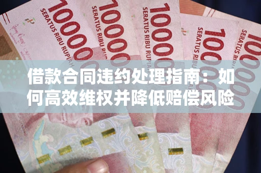 济南借款合同违约处理指南：如何高效维权并降低赔偿风险？
