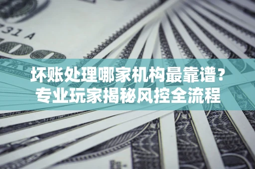 济南坏账处理哪家机构最靠谱？专业玩家揭秘风控全流程