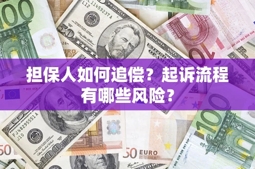 济南担保人如何追偿？起诉流程有哪些风险？