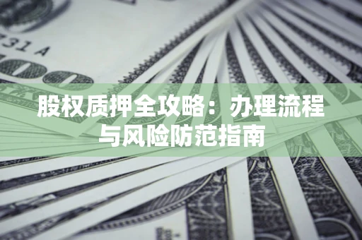 济南股权质押全攻略：办理流程与风险防范指南